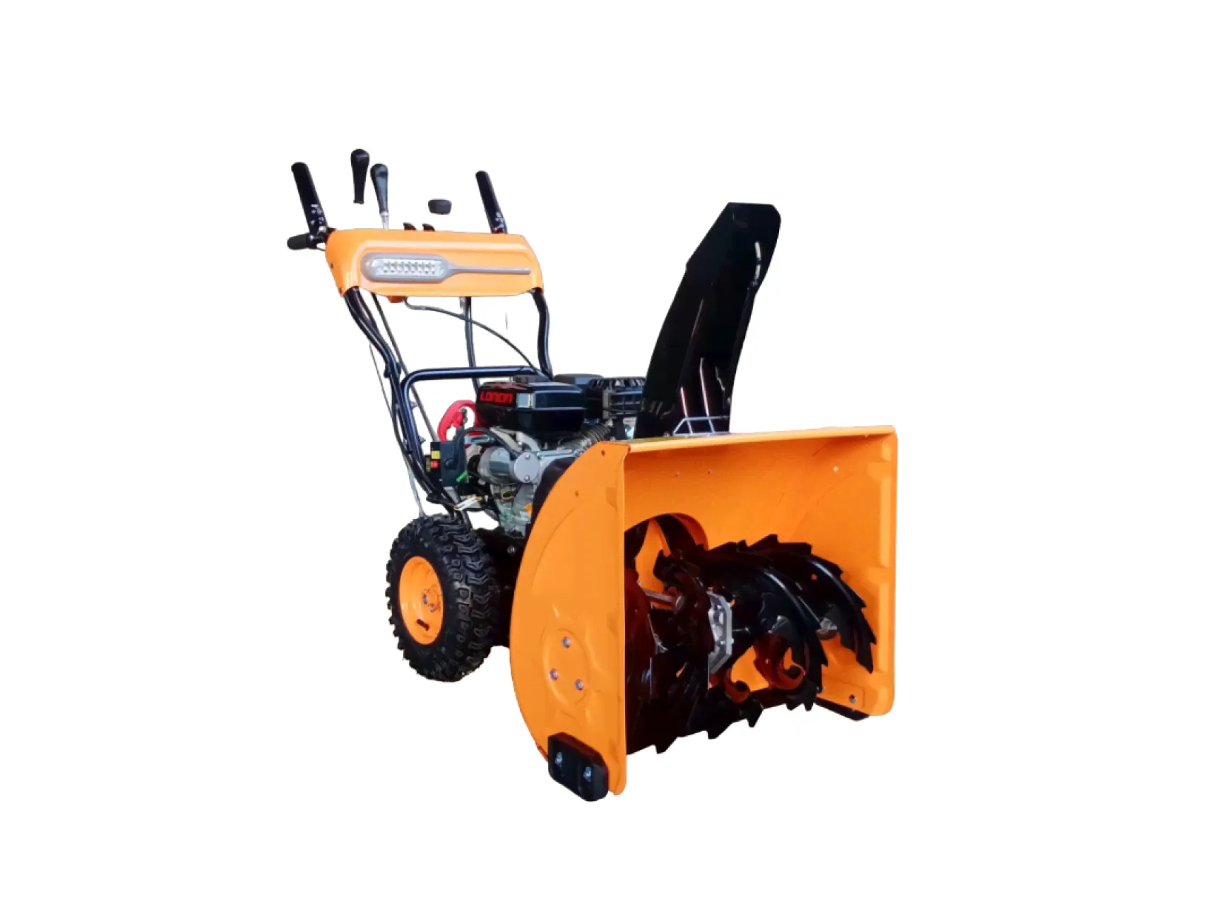 Снегоуборщик Grost SB24D,62кг, эл.стартер, бензиновый, Loncin 200H, 6/2 передач(вперед/назад)-0