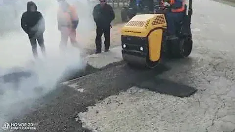 Виброкаток двухвальцовый Grost VR1000